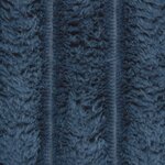 vidaXL Jeté Bleu marine 270 x 240 cm Toison