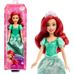Mattel HLW10 - Disney poupée Ariel articulée avec tenue Scintillante et accessoires