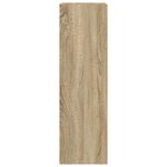 vidaXL Support de Plante Chêne Sonoma 30 x 30 x 100 cm