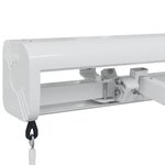 Auvent Blanc 5 x 3 m Métal