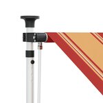 vidaXL Auvent rétractable manuel Multicolore 350 x 115 x 300 cm