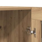 vidaXL Bibliothèque chêne artisanal 82 5x30 5x80 cm bois d'ingénierie