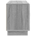 vidaXL Meuble TV 102 x 34 5 x 47 cm Sonoma gris Bois d'ingénierie