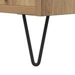 vidaXL Buffet chêne artisanal 101 5x35x70 cm bois d'ingénierie