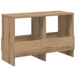 vidaXL Étagère à magazines Chêne artisanal 68 5 x 30 x 45 cm