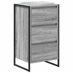 vidaXL Buffet Gris Sonoma 42 x 36 x 75.5 cm Bois d'ingénierie