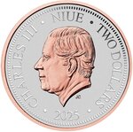 Pièce de monnaie en Argent 2 Dollars g 31.1 (1 oz) Millésime 2025 Native Impressions KOOKABURRA