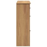 vidaXL Armoire à chaussures Panama 80x35x105 cm bois de pin massif