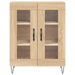 vidaXL Buffet chêne sonoma 69 5x34x90 cm bois d'ingénierie