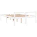vidaXL Lit pour personne âgée sans matelas 140x190 cm bois pin massif