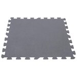 Intex Protecteur de sol rembourré verrouillable 8Pièces 50x50x0 5cm 1 9m²