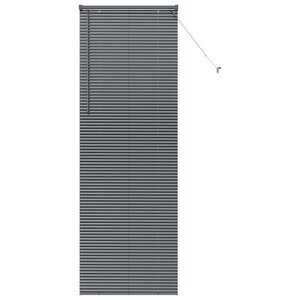 vidaXL Stores vénitiens Gris foncé 220 x 80 cm Aluminium