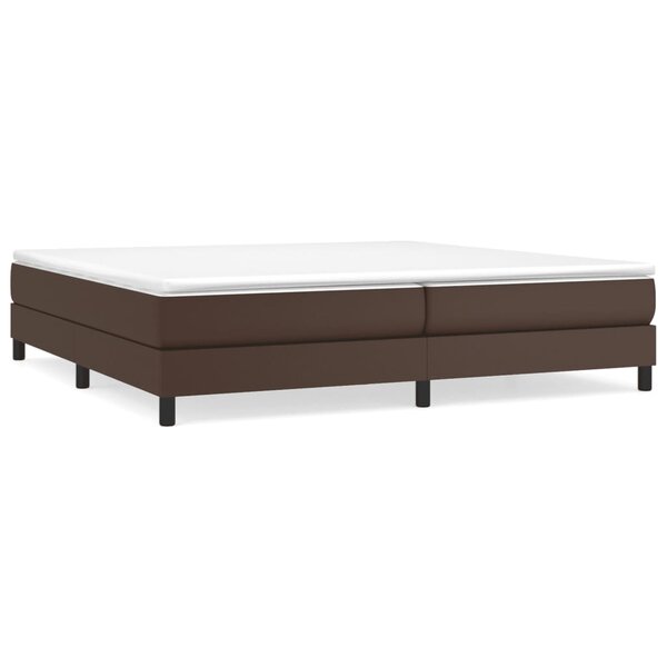 vidaXL Cadre de lit sans matelas marron 200x200 cm similicuir