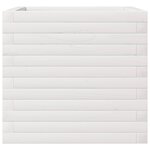 vidaXL Jardinière blanc 50x50x45 5 cm bois de pin massif