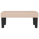 Banc banquette cappuccino 70 x 30 x 30 cm synthétique 02_0010607