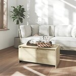 vidaXL Table basse chêne sonoma 90x50x41 5 cm bois d'ingénierie