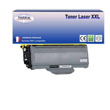 Toner Laser compatible pour RICOH AFICIO SP1210, SP1210N, TN2120 - 2 600 pages - T3AZUR