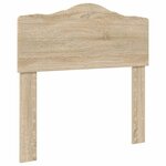 vidaXL Tête de lit Chêne Sonoma 75 cm Bois d'ingénierie