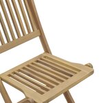 vidaXL Chaises pliables de jardin lot de 4 bois massif d'acacia