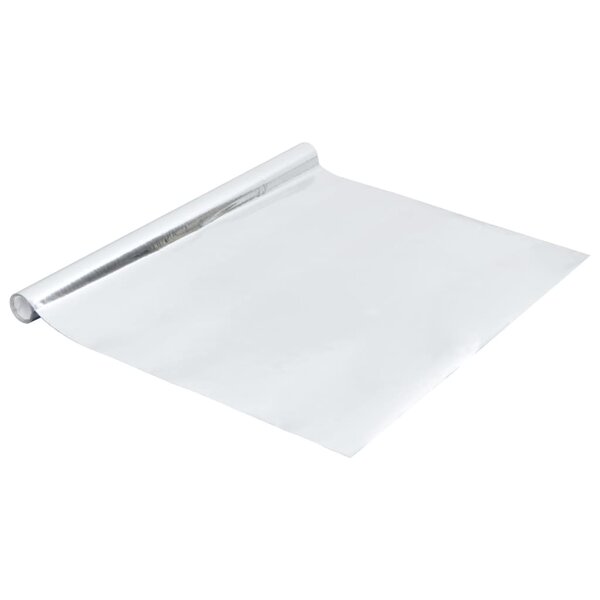 vidaXL Film autoadhésif pour meubles Argenté brillant 500x90 cm PVC