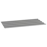 vidaXL Panneaux de toiture 12 Pièces rouillé 80x44 cm Acier corten