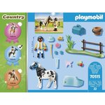 Playmobil - 70515 - cavalier  et poney lewitzer