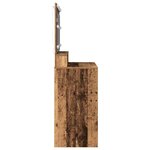 vidaXL Coiffeuse Bois ancien 100 x 41 x 135 cm Bois d'ingénierie