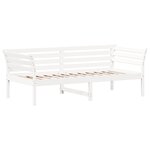 vidaXL Lit de jour sans matelas blanc 75x190 cm bois de pin massif