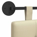 vidaXL Tête de lit suspendue Crème Simili cuir