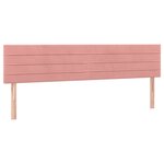 vidaXL Sommier à lattes de lit avec matelas rose 120x190 cm velours