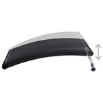 vidaXL Panneau de chauffage solaire de piscine courbé 110x65 cm
