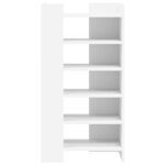vidaXL Armoire à chaussures blanc 52x37 5x100 cm bois d'ingénierie