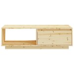 vidaXL Table basse 110x50x33 5 cm bois de sapin massif