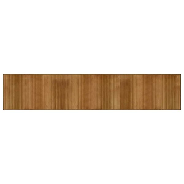vidaXL Tapis rectangulaire marron 60x300 cm bambou