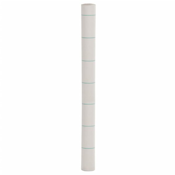 vidaXL Membrane anti-mauvaises herbes blanc 1 5x50 m PP