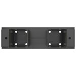 Aide à l'empilement de bois de chauffage 4 Pièces Anthracite Acier