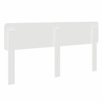vidaXL Tête de lit avec tête de lit Blanc 180 cm Bois d'ingénierie