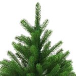 vidaXL Arbre de Noël artificiel pré-éclairé et boules 120 cm vert