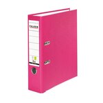 Classeur À Levier Pp A4 Dos De 80mm Vegan Noir - Rose - X 20 - Falken