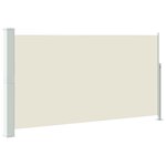 vidaXL Auvent latéral rétractable de patio 170x300 cm Crème