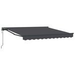 vidaXL Cadre d'auvent Anthracite 350 x 250 cm
