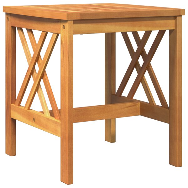 Table d'appoint de jardin vidaXL Marron 45x45x50 cm en bois d'acacia massif
