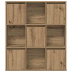 vidaXL Bibliothèque chêne artisanal 89x24x101 5 cm bois d'ingénierie