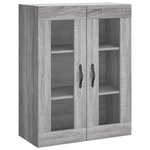 vidaXL Armoire murale sonoma gris 69 5x34x90 cm bois d'ingénierie