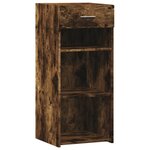 vidaXL Buffet chêne fumé 40x42 5x93 cm bois d'ingénierie