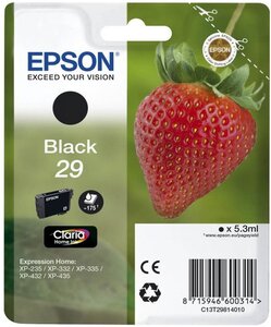 Cartouche d'encre epson fraise 29 (noir)