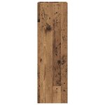 vidaXL Support de Plante Bois ancien 30 x 30 x 100 cm