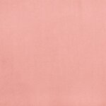 vidaXL Cadre de lit à ressorts rose 90x200 cm velours