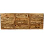 vidaXL Table à manger Bois de manguier massif 240 cm