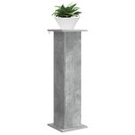 vidaXL Support de Plante Gris béton 30 5 x 30 x 100 5 cm